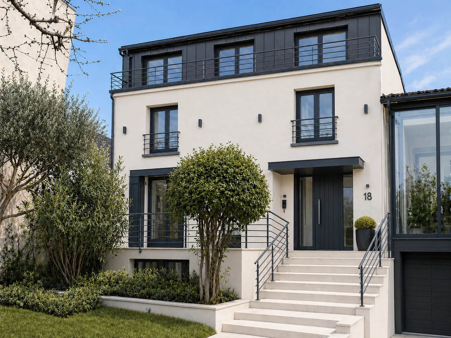 Rendu de jour de l’immeuble après surélévation